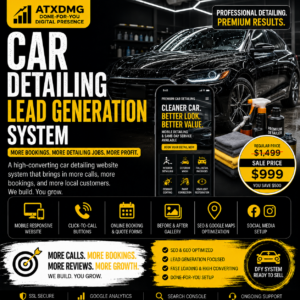 CAR DETAILING LEAD GENERATION SYSTEM